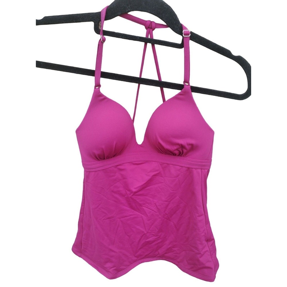 Athleta Swim Top XS Womens‎ Purple Padded Adjustable Straps Swim Wear Summer